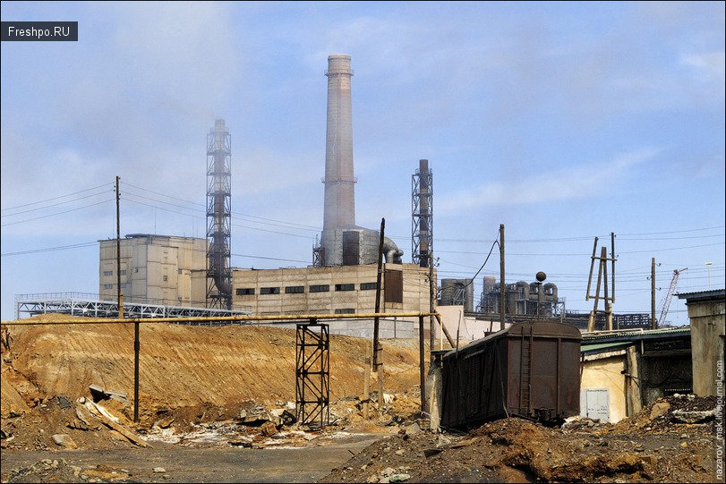Это город Карабаш - один из грязнейших и экологичский проблематичных районов России
