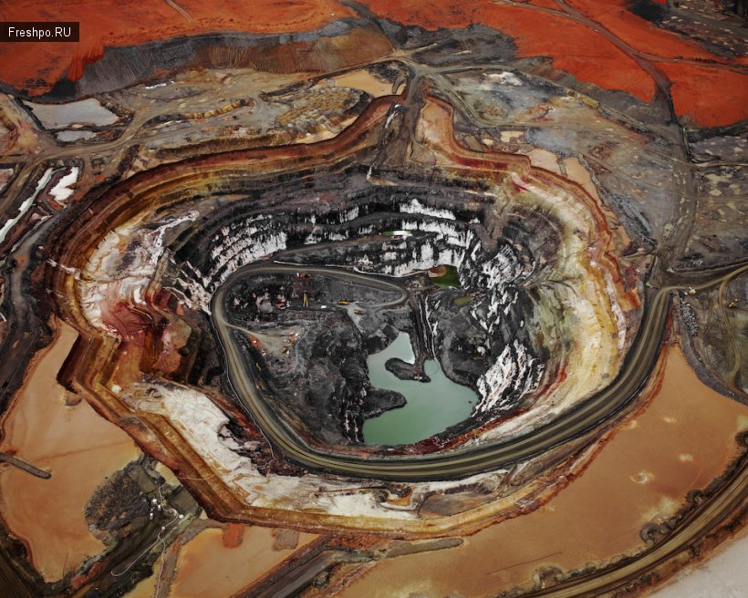 Серебрянные рудники Америки - фотографии с вертолета или как выглядят рудники?