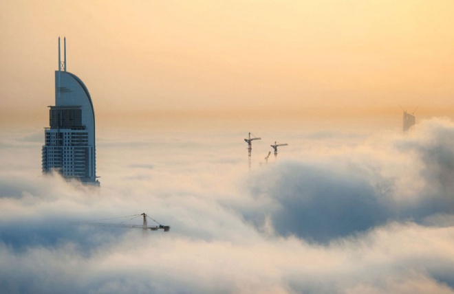 Город, который выше облаков: Дубай с 85 этажа (9 фотографий)